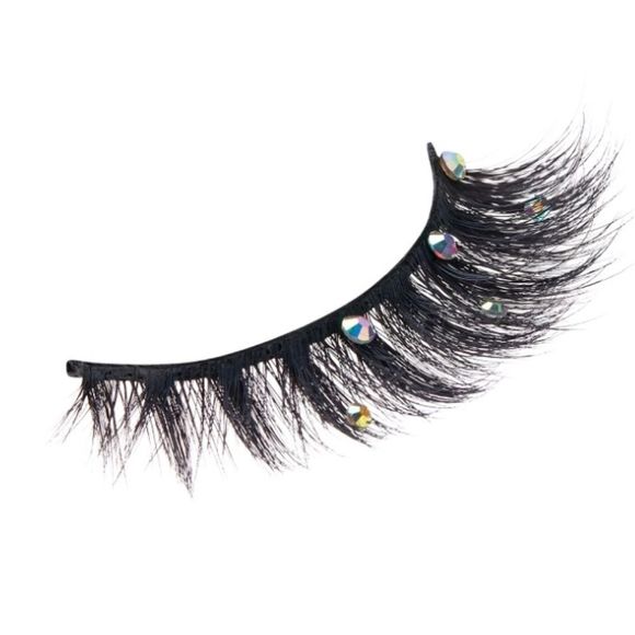 Kiss Lash Couture Masterpiece One-Of-A-Kind Luxe Lash w/Rhinestones - Picture 7 of 9